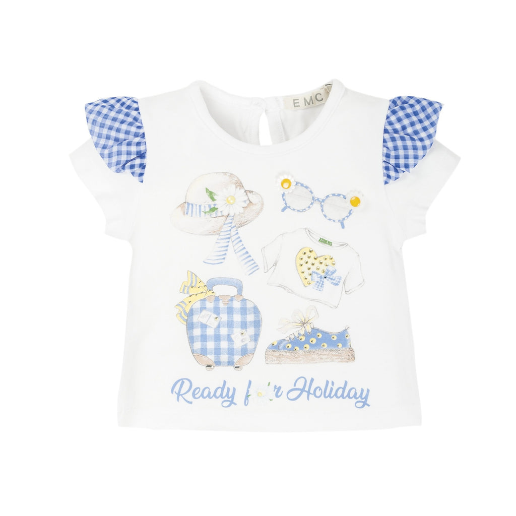 Camiseta holiday bebe niña EMC