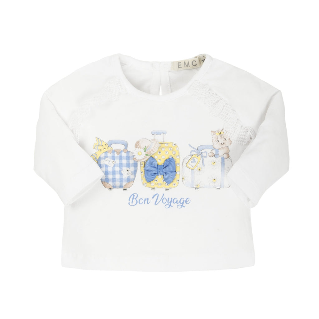 Camiseta bon voyage bebe niña EMC