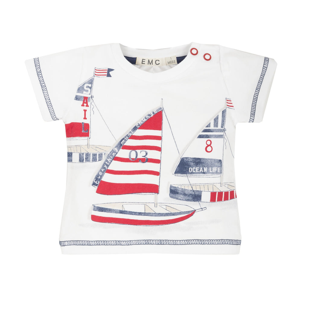 Camiseta barco bebe niño EMC