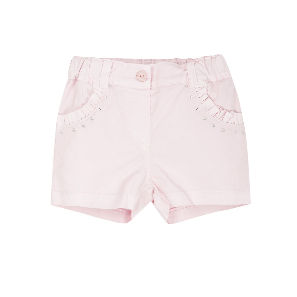 Pantalon corto rosa bebe niña EMC