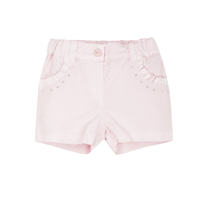 Pantalon corto rosa bebe niña EMC