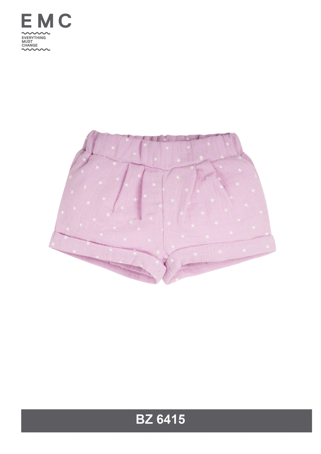 Copia de Pantalon corto rosa bebe niña EMC