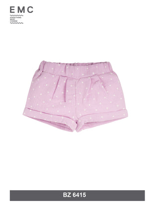 Copia de Pantalon corto rosa bebe niña EMC