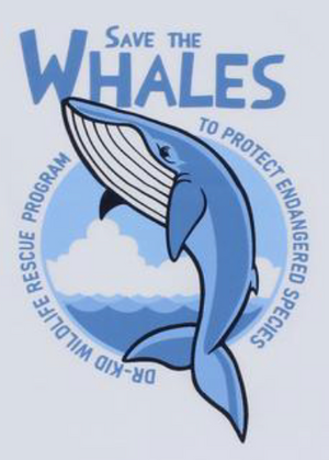 T-Shirt "Save the Whales" Niño Dr Kid