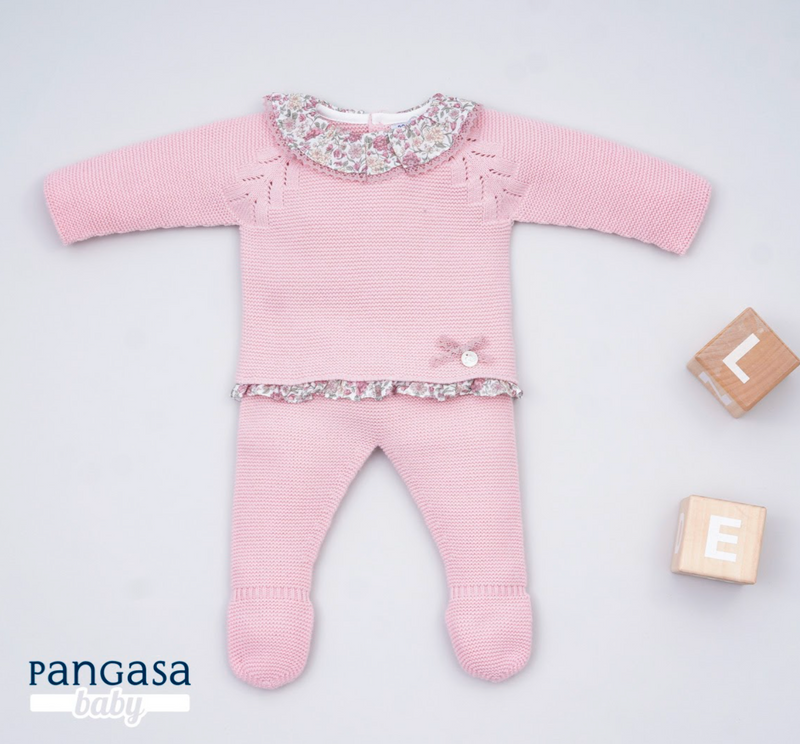 Pelele volantes con estampado floral