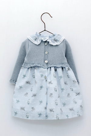Vestido estampado koalas Foque FW22