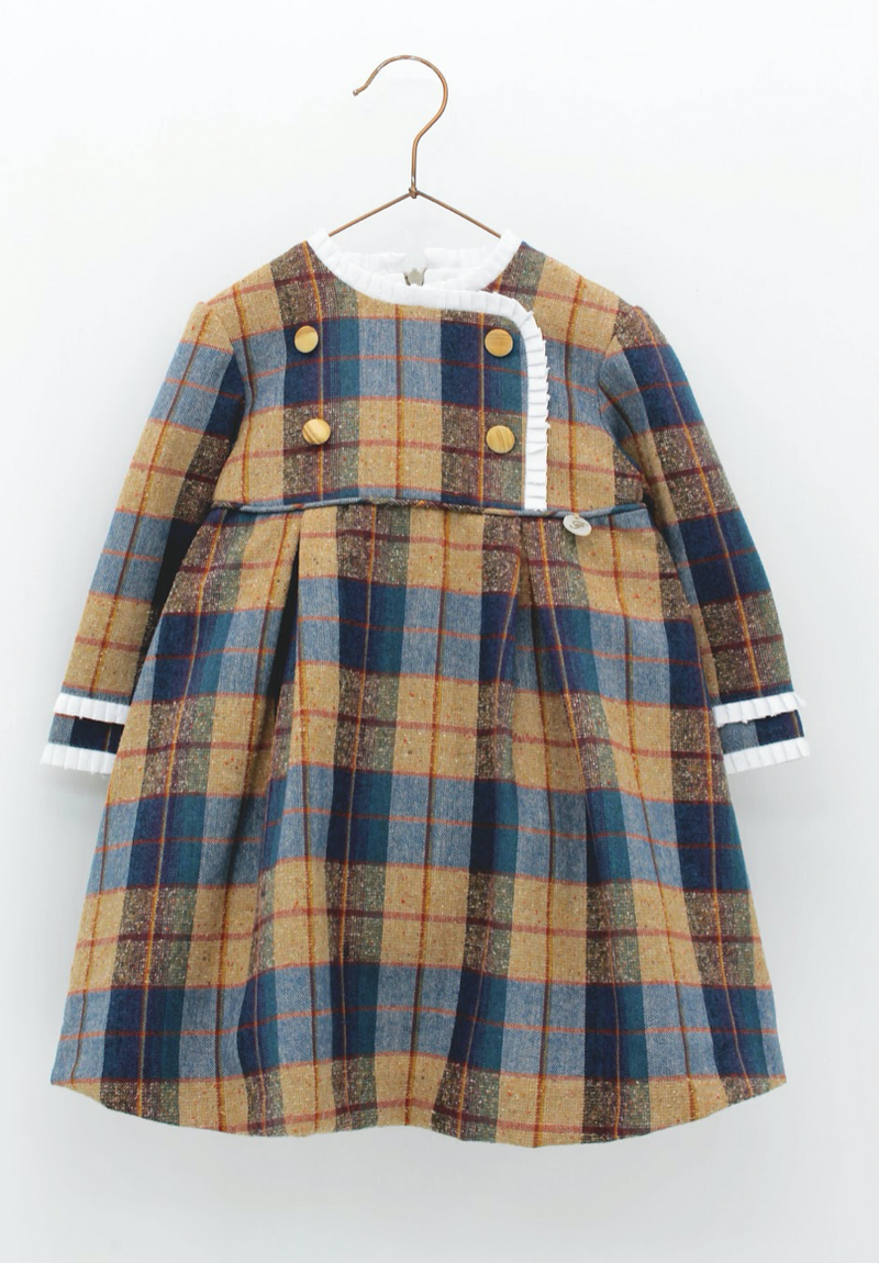 Vestido cuadros Foque FW22