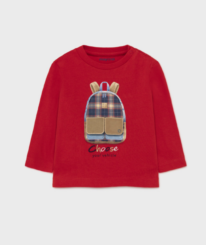 Camiseta "play" mochila Mayoral