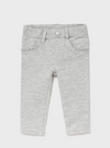 Pantalón largo felpa perchada básico bebé niña Mayoral