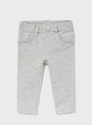 Pantalón largo felpa perchada básico bebé niña Mayoral
