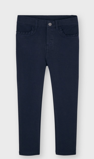 Pantalón básico largo felpa perchada niña Mayoral