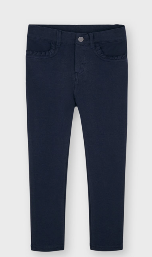 Pantalón básico largo felpa perchada niña Mayoral