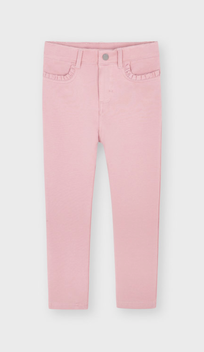 Pantalón básico largo felpa perchada niña Mayoral