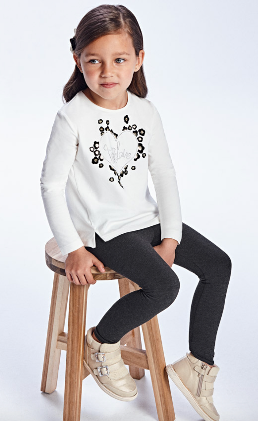 Leggings ECOFRIENDS básico punto elastán niña Mayoral