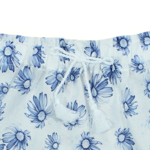 Short de verano niña con estampado flores azules "True blue" de  Dr Kid