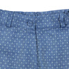 Short de verano niña azul añil y topitos con detalle puntillita blanca"True blue" de  Dr Kid