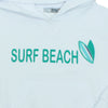 Sudadera con capucha niño blanca "Surf Beach" Dr Kid