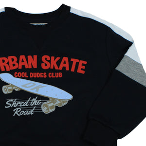 Sudadera niño azul marino "Urban Skate"Dr Kid