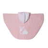Poncho rosa conejito