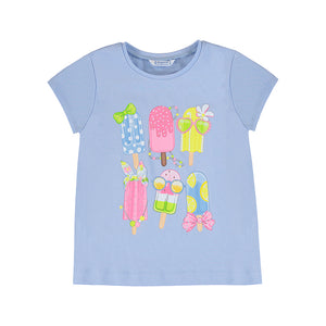 Camiseta Ecofriends serigrafía niña Mayoral