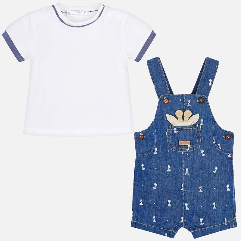 Conjunto camisa y pantalón corto  bebe