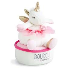 Doudou et Compagnie caja de música unicornio