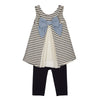 Conjunto rayado "marine girls" Lapin House