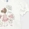 Camiseta Ecofriends aplique bebé niña. Mayoral