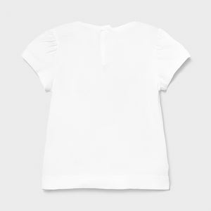 Camiseta Ecofriends aplique flores bebé niña. Mayoral
