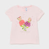 Camiseta Ecofriends aplique flores bebé niña. Mayoral