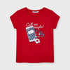 Camiseta Ecofriends serigrafía niña Mayoral