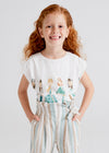 Camiseta manga corta muñecas ECOFRIENDS niña. Mayoral