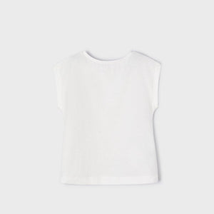 Camiseta manga corta muñecas ECOFRIENDS niña. Mayoral