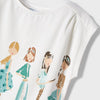 Camiseta manga corta muñecas ECOFRIENDS niña. Mayoral
