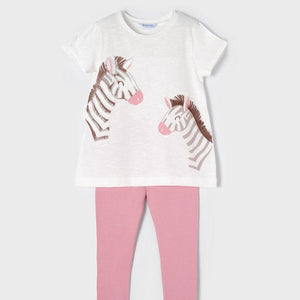 Conjunto leggings cebra niña Mayoral