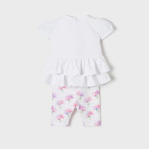 Conjunto leggings estampado bebé niña. Mayoral