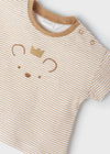 Conjunto pantalón corto tirantes "Safari" ECOFRIENDS recién nacido niño Mayoral