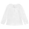 Blusa blanca cuello volante Dr Kid