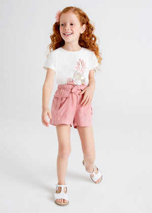 Pantalón corto ECOFRIENDS Lyocell Tencel™ niña Mayoral