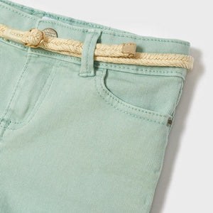 Pantalón corto sarga básico niña. Mayoral