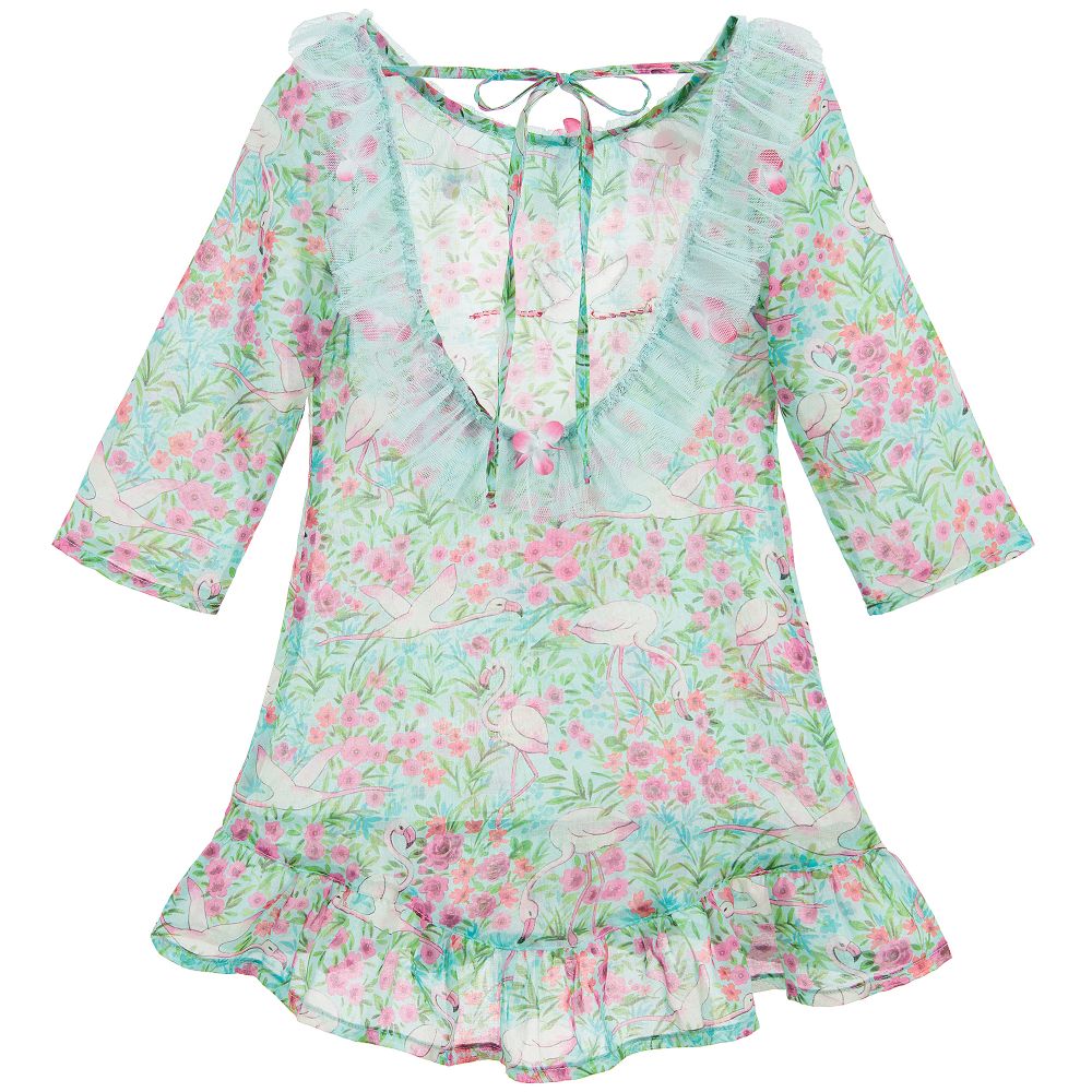 Vestido playa flamencos