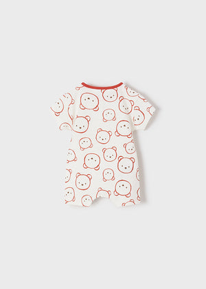 Set 3 pijamas cortos ECOFRIENDS "Papaya"recién nacido niño Mayoral