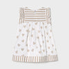 Vestido combinado punto recién nacida niña Mayoral
