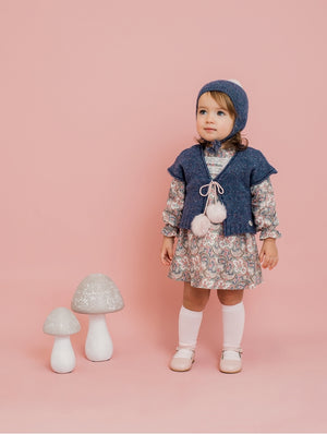 Vestido estampado cachemir Foque